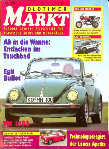 Deckblatt Oldtimer Markt (03/1994)